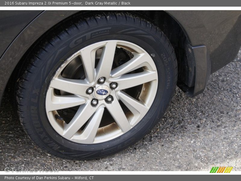 Dark Gray Metallic / Black 2016 Subaru Impreza 2.0i Premium 5-door