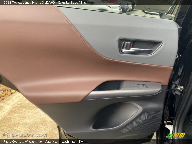 Celestial Black / Black 2021 Toyota Venza Hybrid XLE AWD
