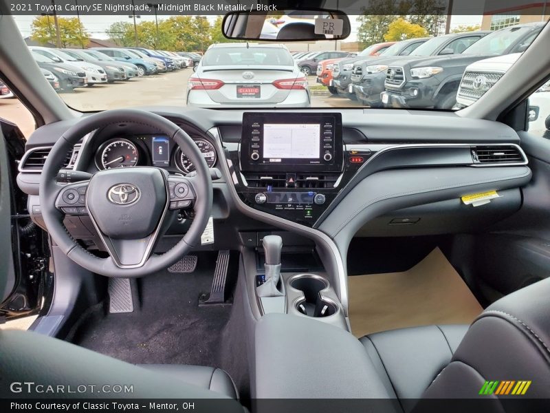 Dashboard of 2021 Camry SE Nightshade