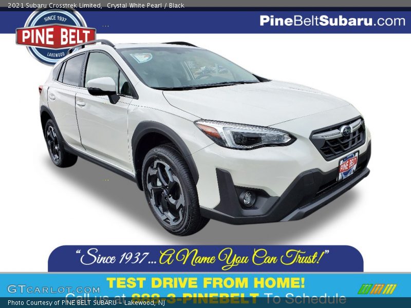 Crystal White Pearl / Black 2021 Subaru Crosstrek Limited