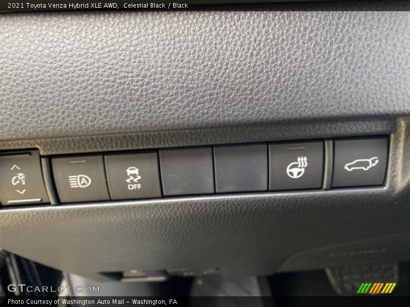 Celestial Black / Black 2021 Toyota Venza Hybrid XLE AWD