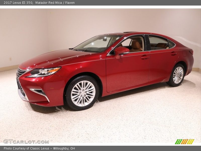 Matador Red Mica / Flaxen 2017 Lexus ES 350