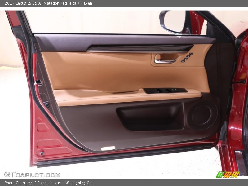 Matador Red Mica / Flaxen 2017 Lexus ES 350