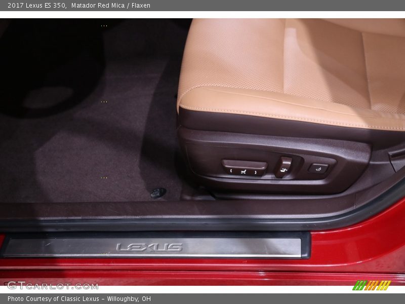Matador Red Mica / Flaxen 2017 Lexus ES 350