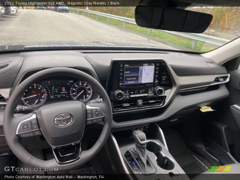 Dashboard of 2021 Highlander XLE AWD