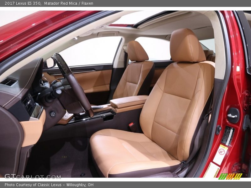 Matador Red Mica / Flaxen 2017 Lexus ES 350