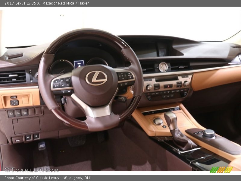 Matador Red Mica / Flaxen 2017 Lexus ES 350