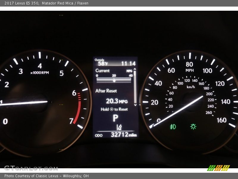 Matador Red Mica / Flaxen 2017 Lexus ES 350