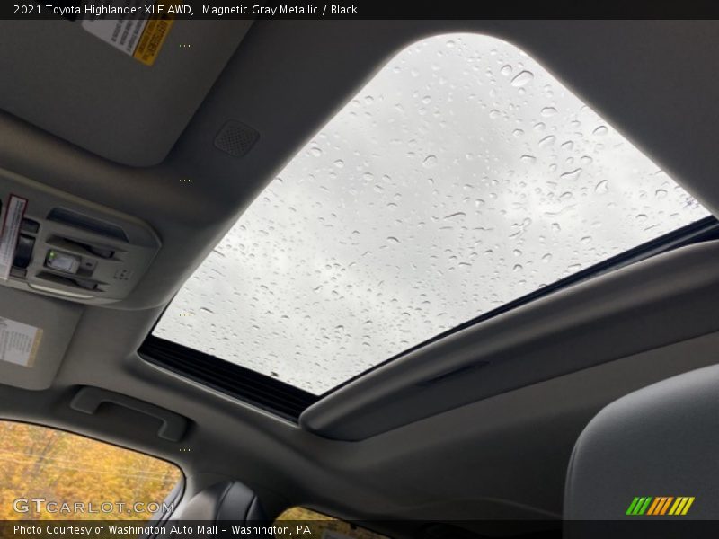 Magnetic Gray Metallic / Black 2021 Toyota Highlander XLE AWD
