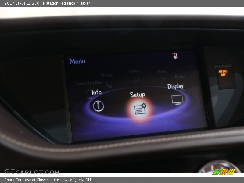 Matador Red Mica / Flaxen 2017 Lexus ES 350