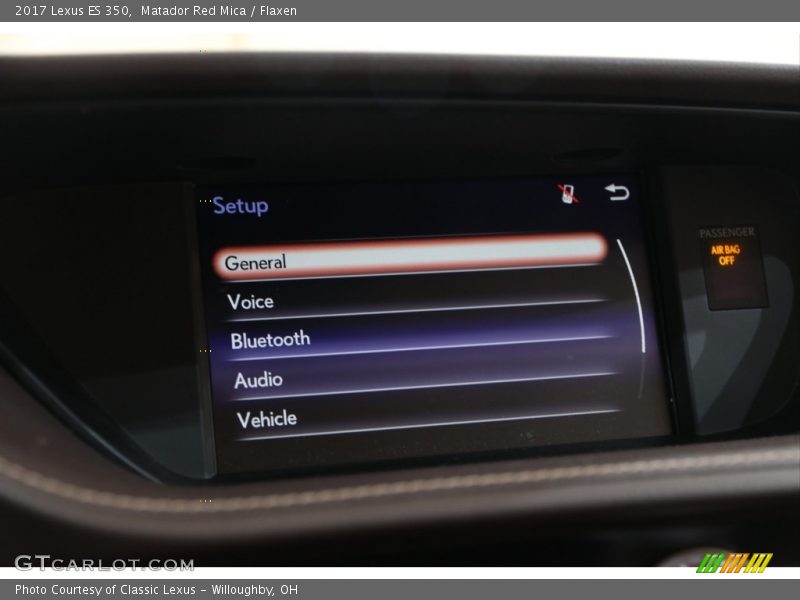 Matador Red Mica / Flaxen 2017 Lexus ES 350