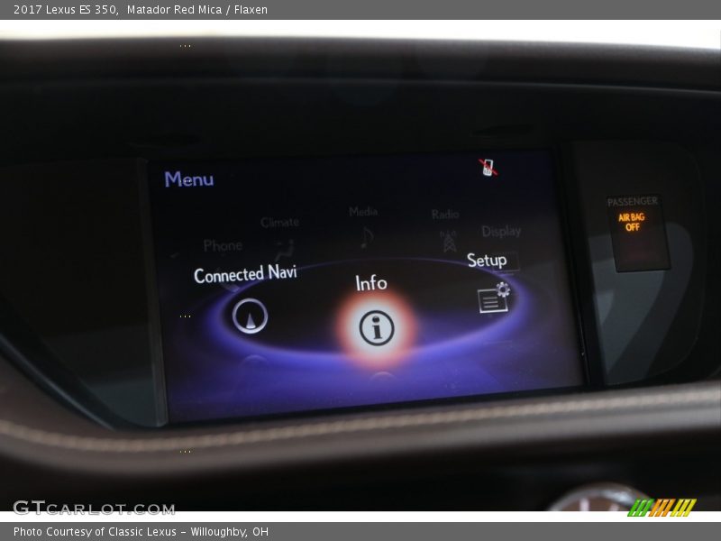 Matador Red Mica / Flaxen 2017 Lexus ES 350