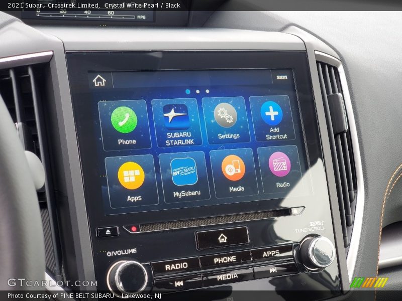 Crystal White Pearl / Black 2021 Subaru Crosstrek Limited