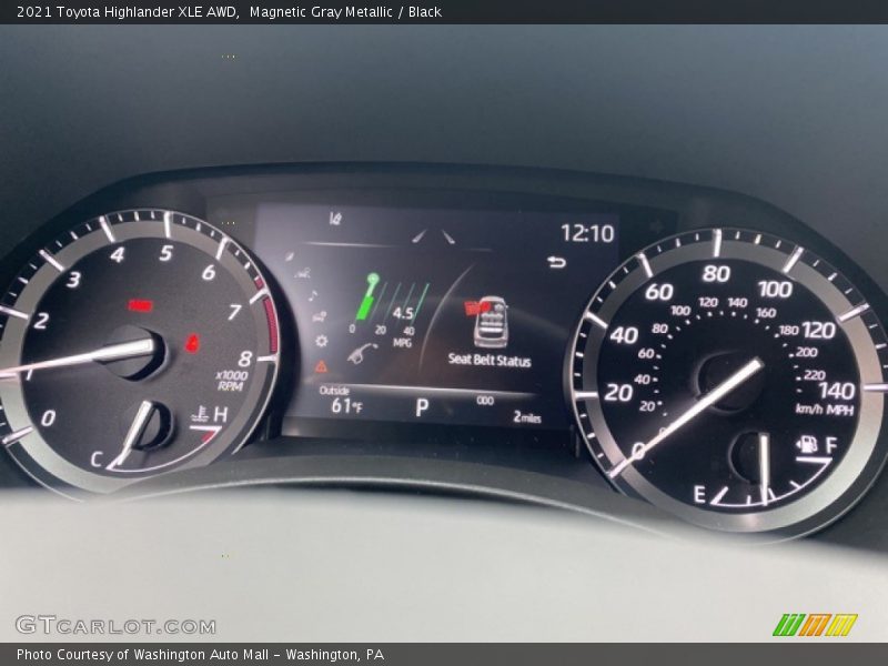  2021 Highlander XLE AWD XLE AWD Gauges