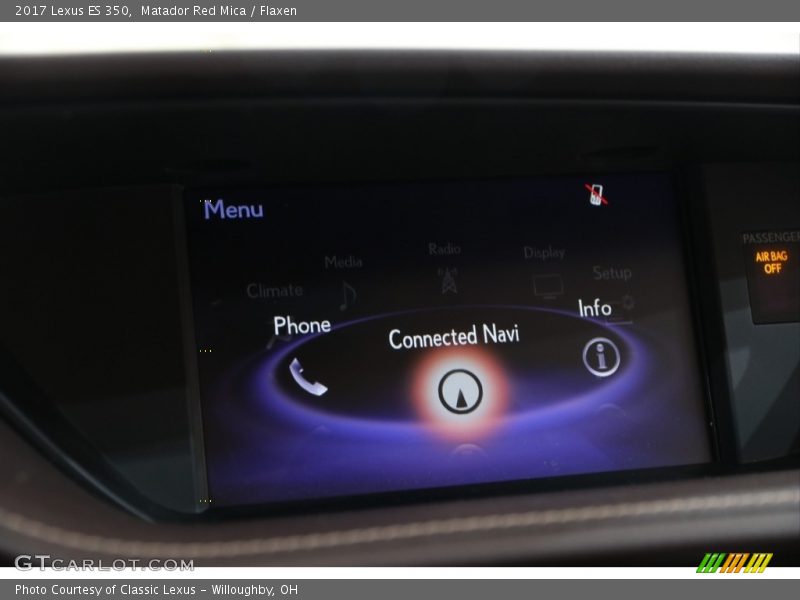 Matador Red Mica / Flaxen 2017 Lexus ES 350