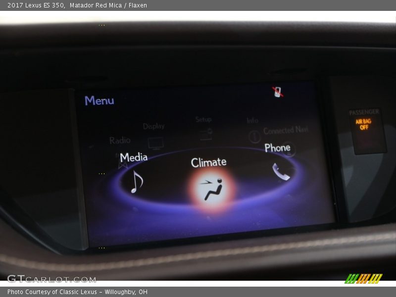 Matador Red Mica / Flaxen 2017 Lexus ES 350