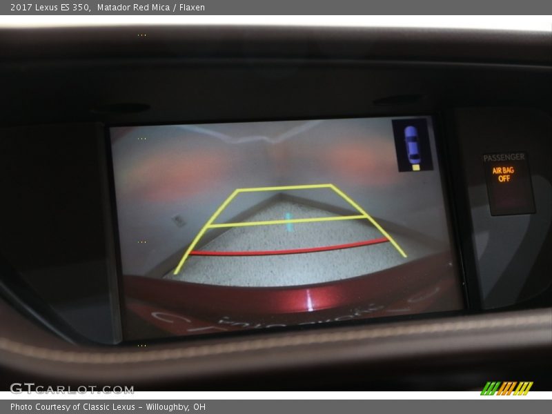 Matador Red Mica / Flaxen 2017 Lexus ES 350