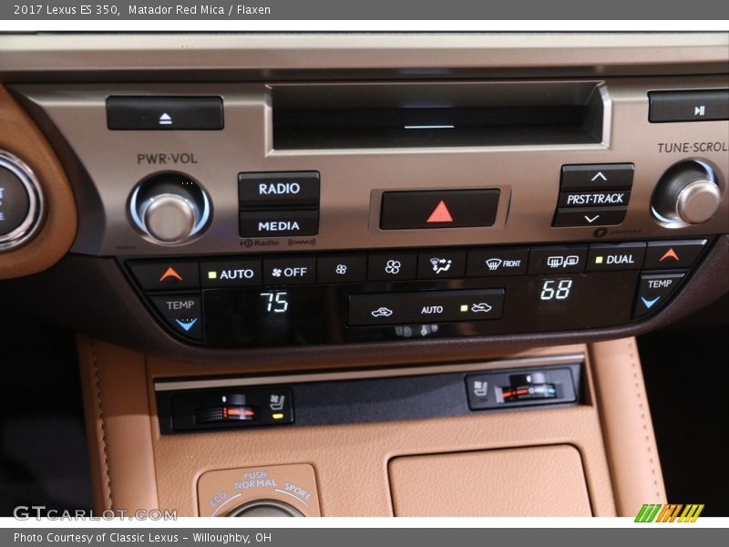 Matador Red Mica / Flaxen 2017 Lexus ES 350