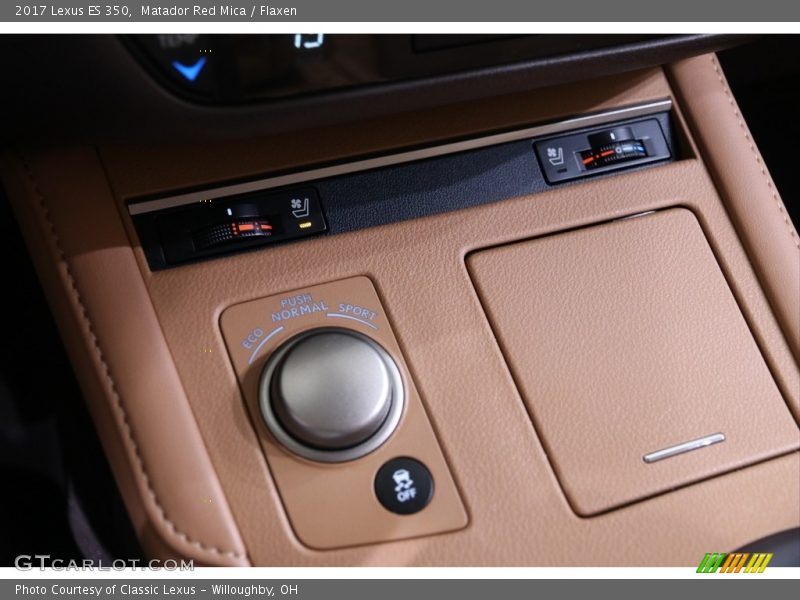 Matador Red Mica / Flaxen 2017 Lexus ES 350