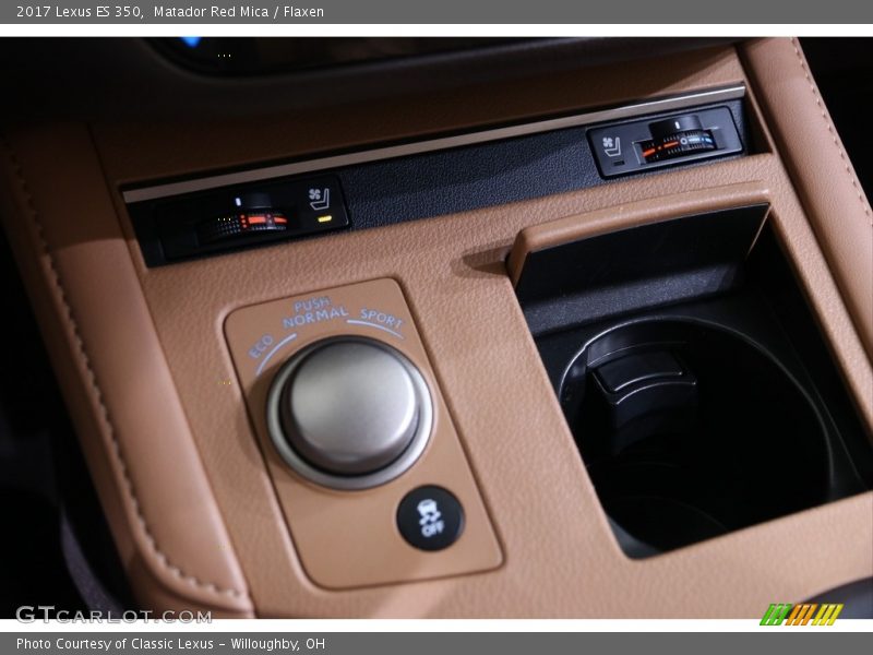 Matador Red Mica / Flaxen 2017 Lexus ES 350
