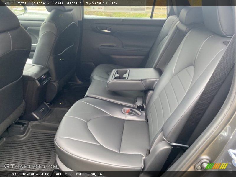 Rear Seat of 2021 Highlander XLE AWD
