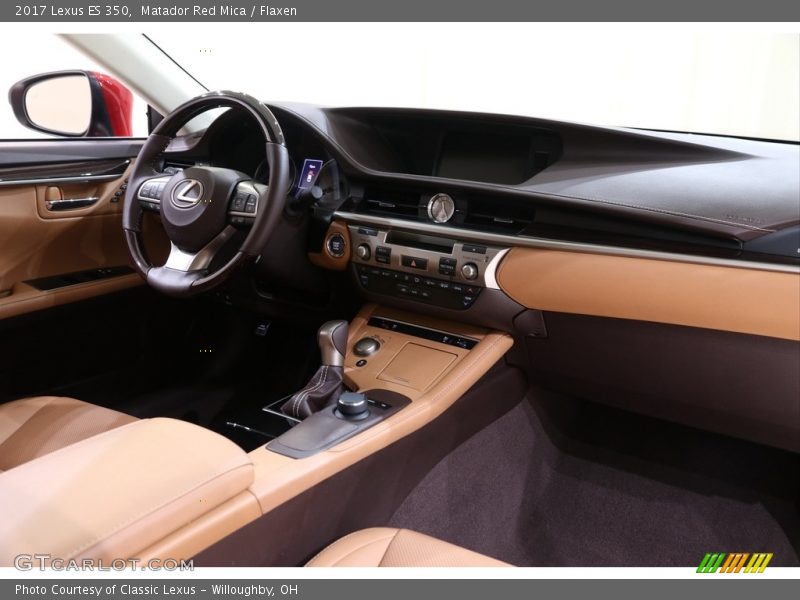 Matador Red Mica / Flaxen 2017 Lexus ES 350