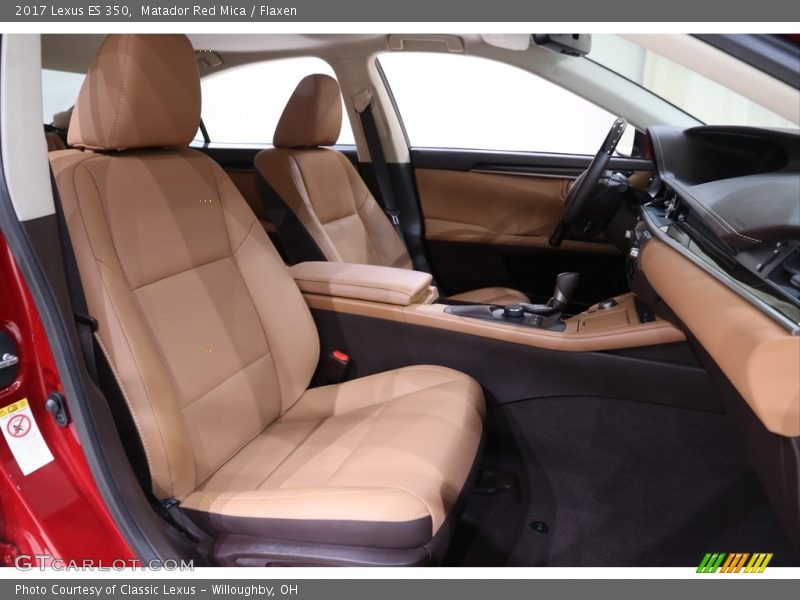 Matador Red Mica / Flaxen 2017 Lexus ES 350