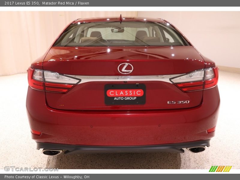 Matador Red Mica / Flaxen 2017 Lexus ES 350