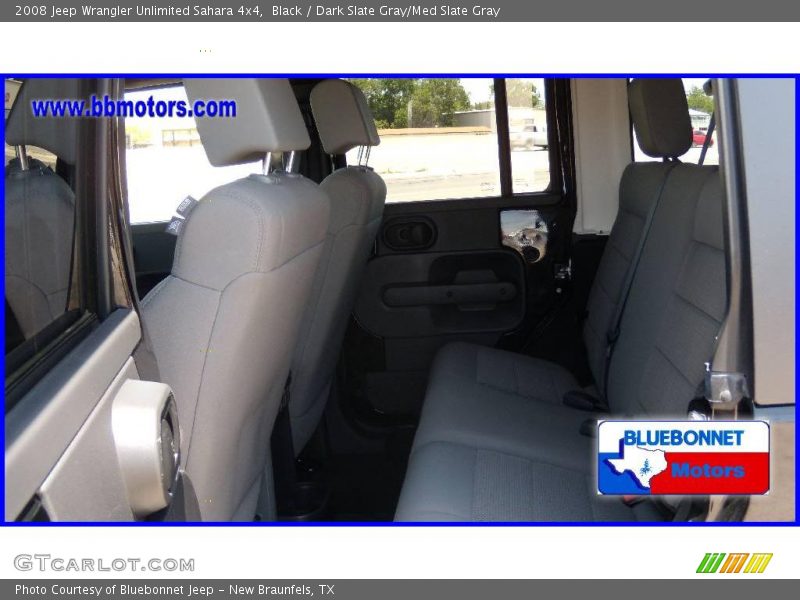 Black / Dark Slate Gray/Med Slate Gray 2008 Jeep Wrangler Unlimited Sahara 4x4