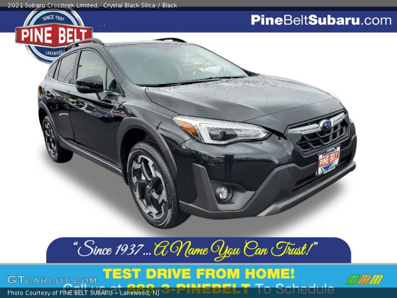 Crystal Black Silica / Black 2021 Subaru Crosstrek Limited