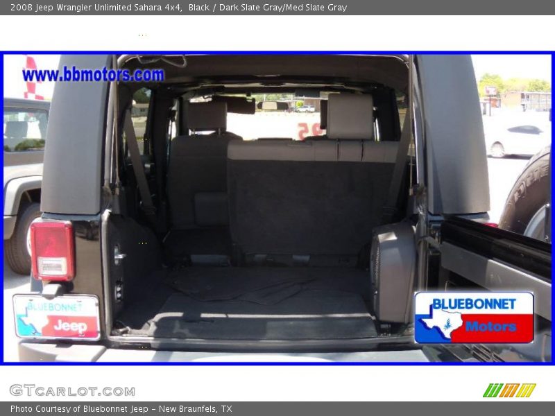 Black / Dark Slate Gray/Med Slate Gray 2008 Jeep Wrangler Unlimited Sahara 4x4