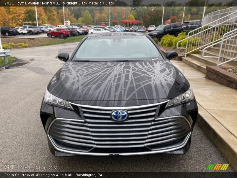 Midnight Black Metallic / Black 2021 Toyota Avalon Hybrid XLE