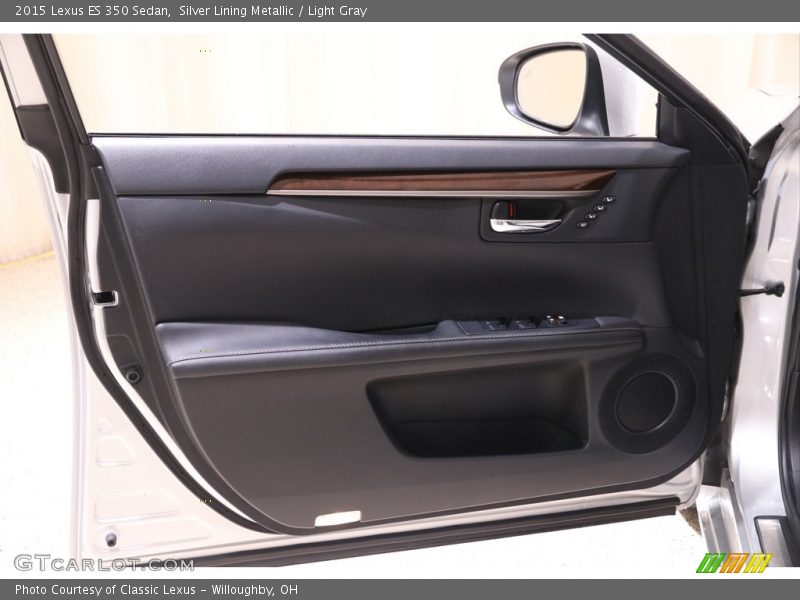 Silver Lining Metallic / Light Gray 2015 Lexus ES 350 Sedan