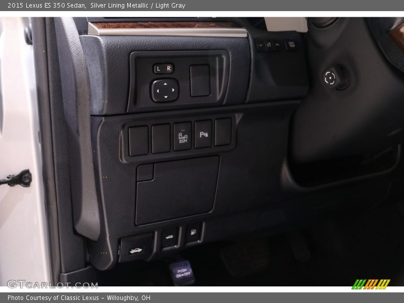 Silver Lining Metallic / Light Gray 2015 Lexus ES 350 Sedan