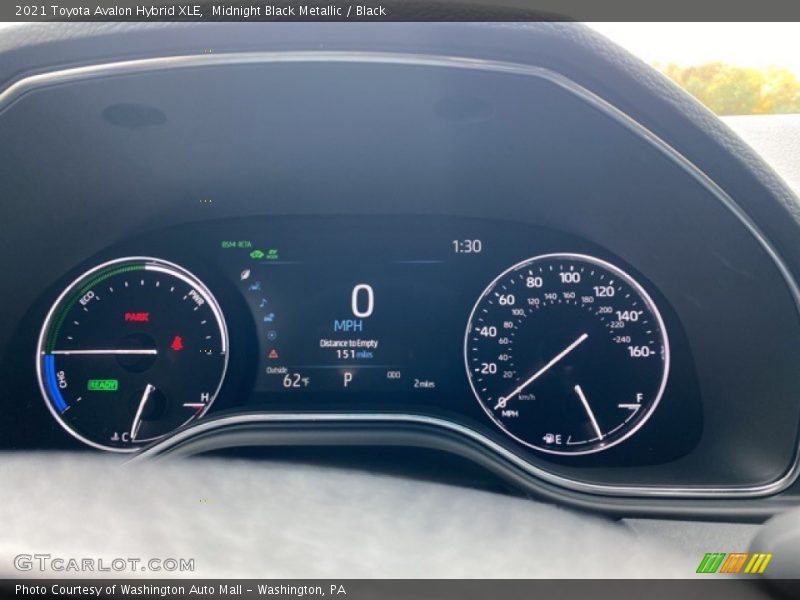 Midnight Black Metallic / Black 2021 Toyota Avalon Hybrid XLE