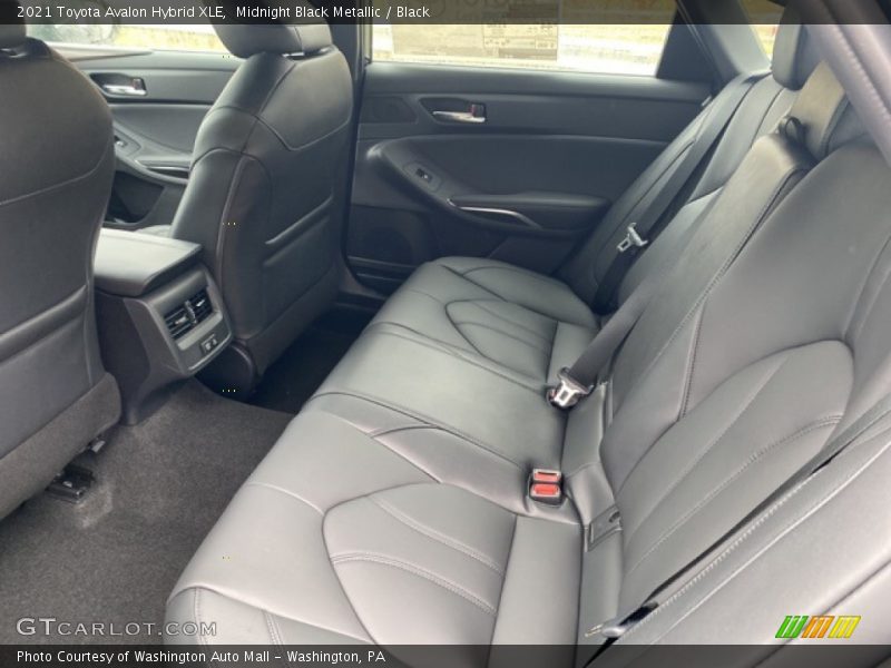 Rear Seat of 2021 Avalon Hybrid XLE