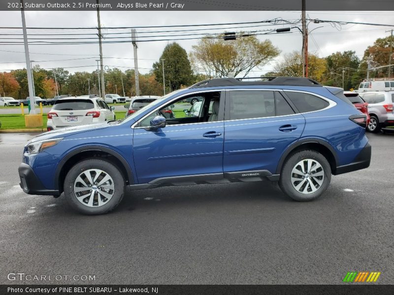  2021 Outback 2.5i Premium Abyss Blue Pearl