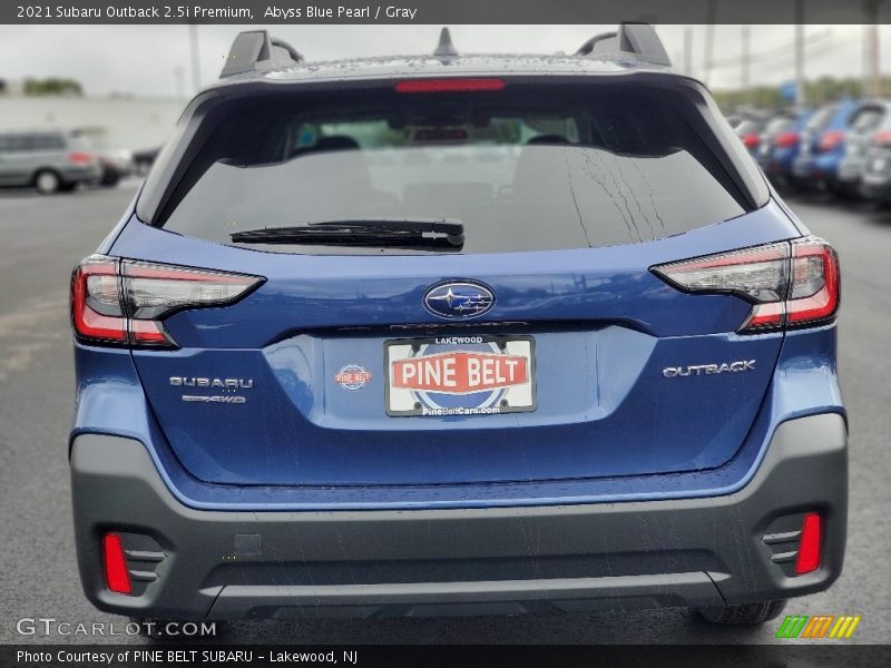 Abyss Blue Pearl / Gray 2021 Subaru Outback 2.5i Premium