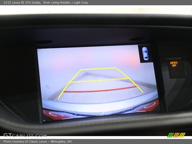 Silver Lining Metallic / Light Gray 2015 Lexus ES 350 Sedan