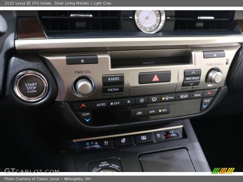 Silver Lining Metallic / Light Gray 2015 Lexus ES 350 Sedan