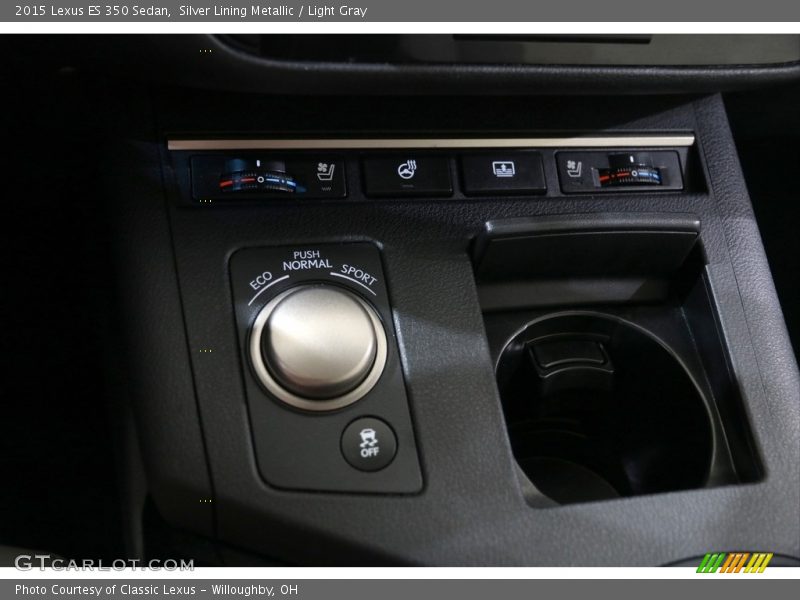 Silver Lining Metallic / Light Gray 2015 Lexus ES 350 Sedan