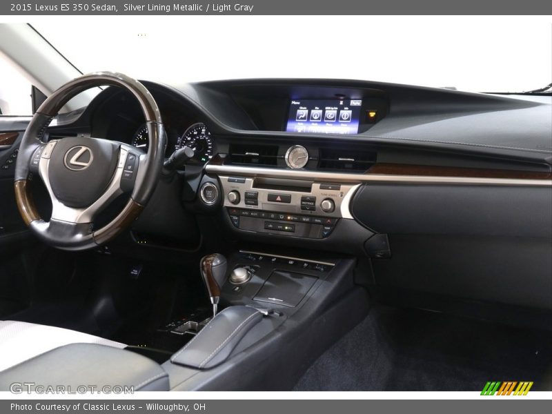 Silver Lining Metallic / Light Gray 2015 Lexus ES 350 Sedan