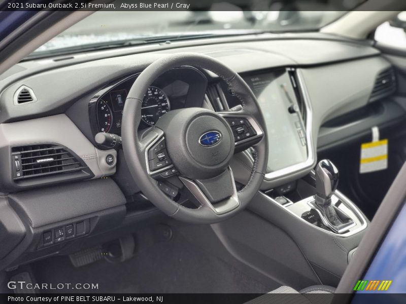 Dashboard of 2021 Outback 2.5i Premium