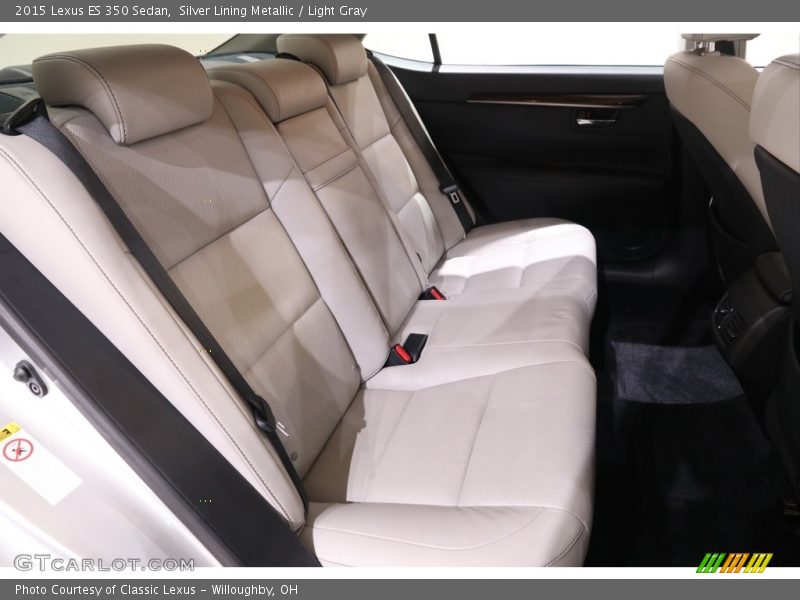 Silver Lining Metallic / Light Gray 2015 Lexus ES 350 Sedan