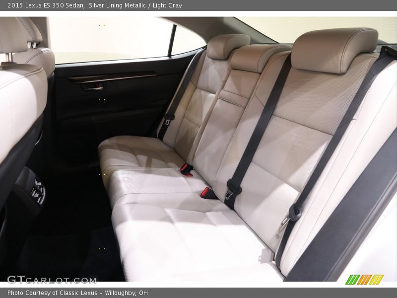 Silver Lining Metallic / Light Gray 2015 Lexus ES 350 Sedan