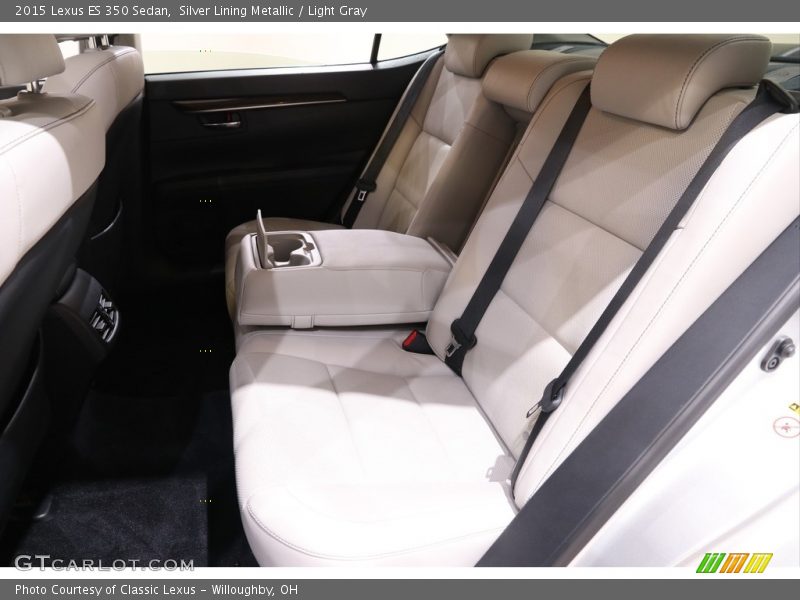 Silver Lining Metallic / Light Gray 2015 Lexus ES 350 Sedan