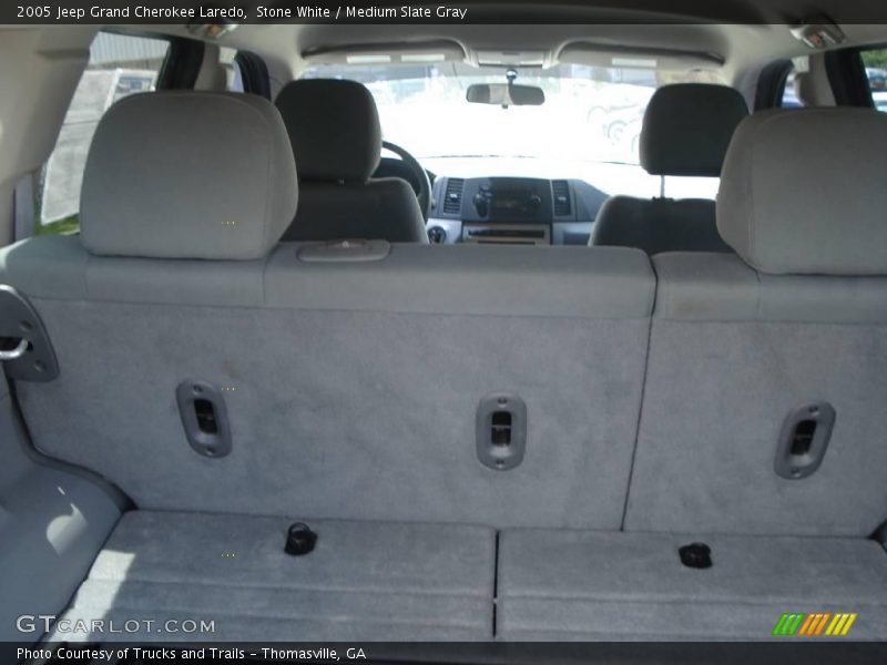 Stone White / Medium Slate Gray 2005 Jeep Grand Cherokee Laredo