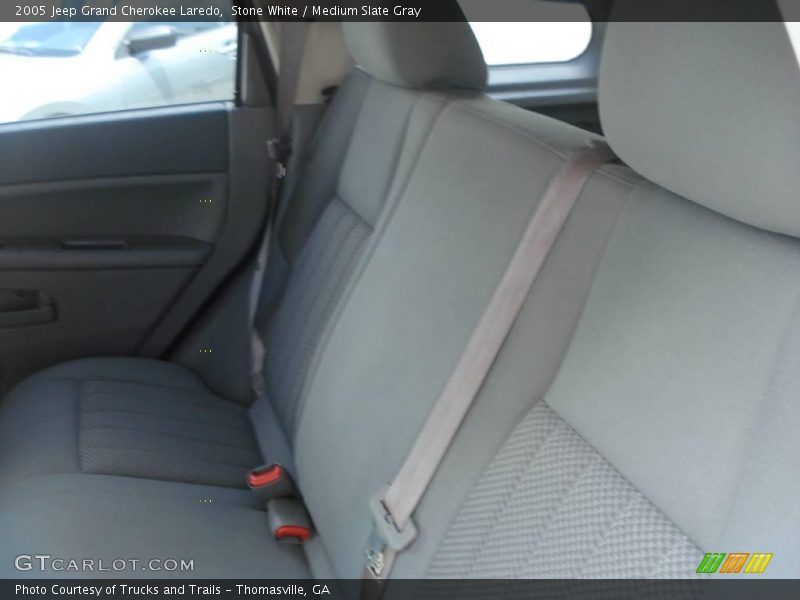 Stone White / Medium Slate Gray 2005 Jeep Grand Cherokee Laredo