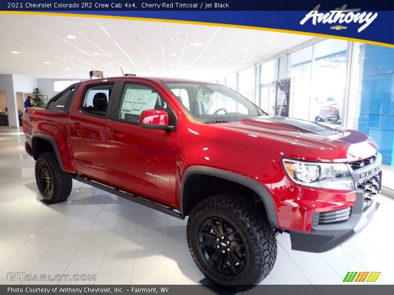 Cherry Red Tintcoat / Jet Black 2021 Chevrolet Colorado ZR2 Crew Cab 4x4