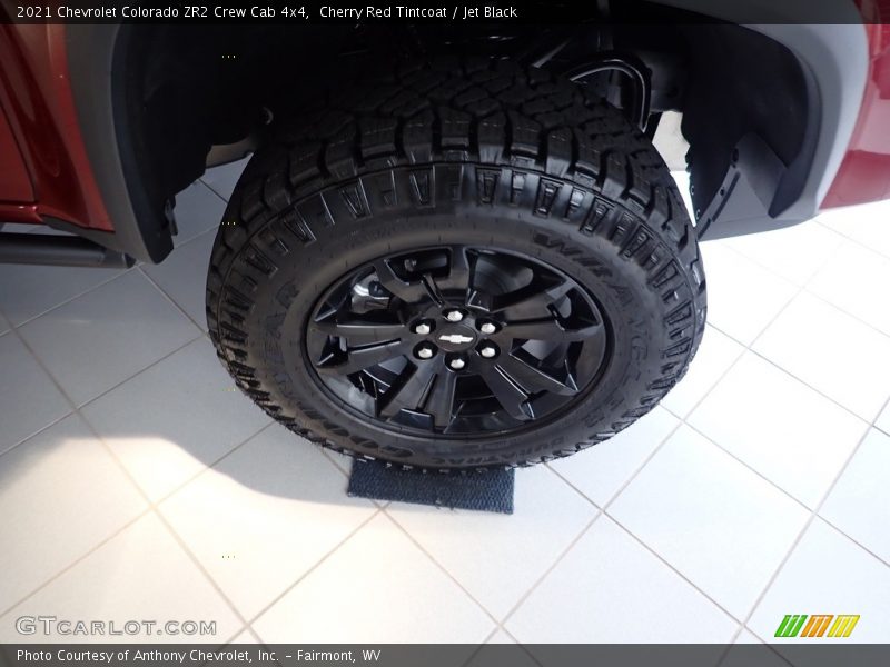 Cherry Red Tintcoat / Jet Black 2021 Chevrolet Colorado ZR2 Crew Cab 4x4